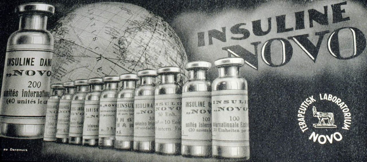Insulin Novo reklāma 1930.